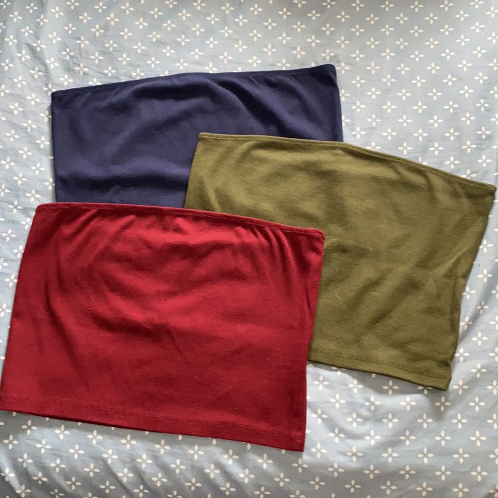 Set of 3 Tube Tops